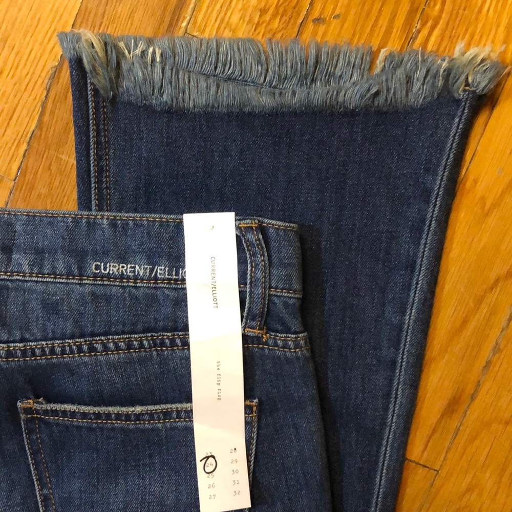 NWT Current Elliott The Flip Flop Denim Jeans - Picture 6 of 8